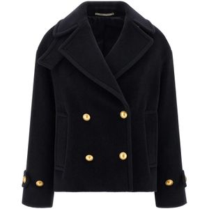 Tagliatore, Dames, Jassen, Blauw, Maat: XL Wol,