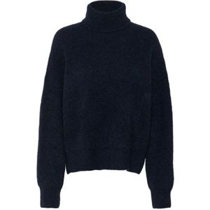 Gestuz, Dames, Truien, Blauw, Maat: L Wol,