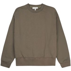 Munthe, Dames, Sweatshirts & Hoodies, Groen, Maat: L Katoen,