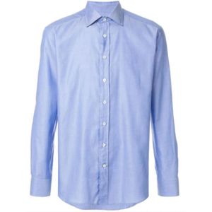 Etro, Heren, Overhemden, Blauw, Maat: XL Katoen,