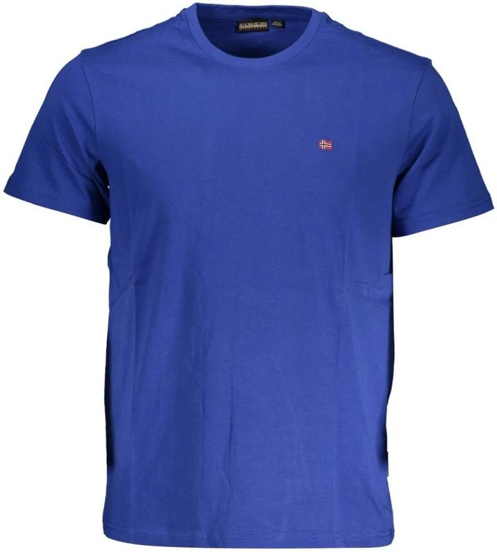 Napapijri - Salis - T-shirt - Katoen - Korte Mouwen - Ronde Hals - Geborduurd Detail