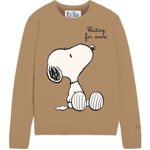 MC2 Saint Barth, Dames, Truien, Beige, Maat: S Wol,