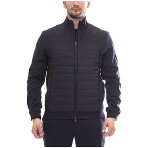 Fay, Heren, Jassen, Blauw, Maat: L Katoen,