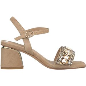 Alma EN Pena, Dames, Schoenen, Beige, Maat: 39 EU Leer,