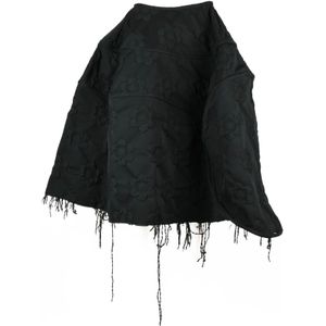 Sportmax, Dames, Rokken, Zwart, Maat: 2XS Katoen,