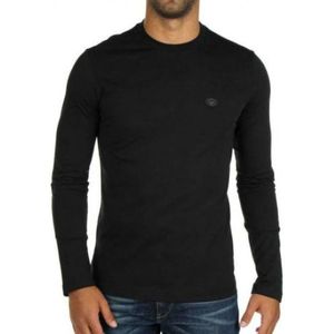 Emporio Armani, Heren, Truien, Zwart, Maat: 3XL Katoen,