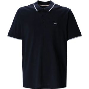 Hugo Boss, Heren, Tops, Blauw, Maat: L Jersey,