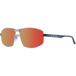 Bmw - Zonnebril - Grijs - Metalen Montuur - Plastic Lenzen - 100% Uva- en UVB-bescherming