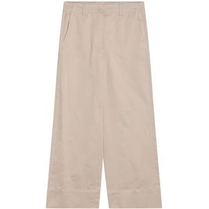 Max Mara, Dames, Broeken, Beige, Maat: S