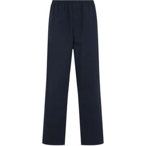 Prada, Heren, Broeken, Blauw, Maat: L Katoen,