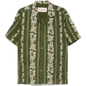 Baziszt, Heren, Overhemden, Veelkleurig, Maat: M