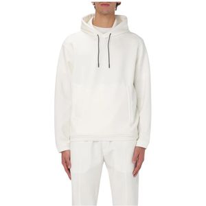 Emporio Armani, Heren, Sweatshirts & Hoodies, Wit, Maat: XL