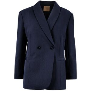 H2O, Dames, Jassen, Blauw, Maat: XS Leer,