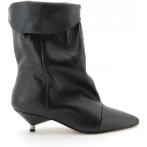 Gisel Moire, Dames, Schoenen, Zwart, Maat: 36 EU Leer,