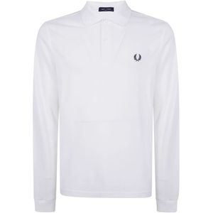 Fred Perry, Heren, Tops, Wit, Maat: 2XL