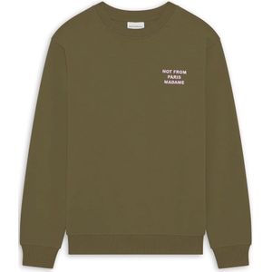Drole de Monsieur, Heren, Sweatshirts & Hoodies, Groen, Maat: XL Katoen,