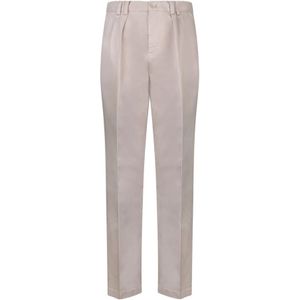 Brunello Cucinelli, Heren, Broeken, Beige, Maat: 3XL Katoen,