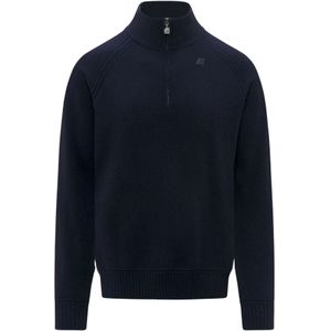 K-Way, Heren, Truien, Blauw, Maat: L