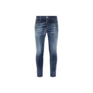 Dsquared2 Skinny Jeans , Blue , Heren , Maat: 2XL