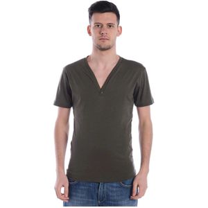 Daniele Alessandrini, Heren, Tops, Groen, Maat: 2XL Katoen,