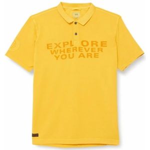 Camel Active - Polo Shortsleeve - Geel - Heren