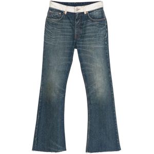 MM6 Maison Margiela, Dames, Jeans, Blauw, Maat: W28