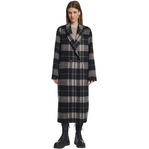 Rino&Pelle, Dames, Mantels, Grijs, Maat: XL Wol,