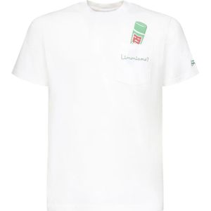 MC2 Saint Barth, Heren, Tops, Wit, Maat: S Katoen,