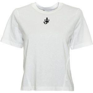 JW Anderson, Dames, Tops, Wit, Maat: S Katoen,