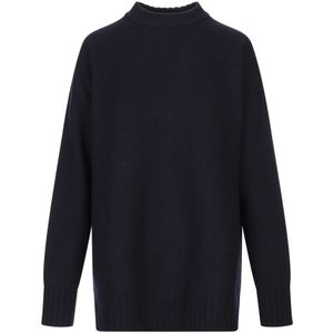 Jil Sander, Dames, Truien, Blauw, Maat: 2XS Wol,