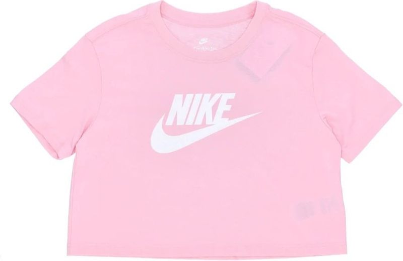 Nike, Dames, Tops, Roze, Maat: M Katoen,