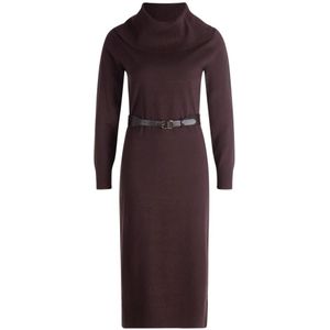 Zero - Gebreide Jurk - Bruin - Dames
