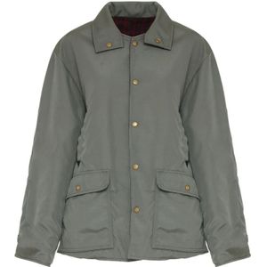 Maison Margiela, Dames, Jassen, Bruin, Maat: XS Wol,