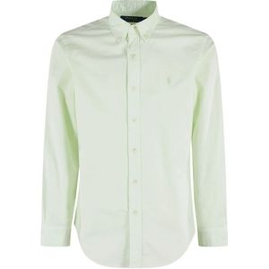 Polo Ralph Lauren, Heren, Overhemden, Groen, Maat: S