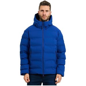 Tommy Hilfiger, Heren, Jassen, Blauw, Maat: S Leer,