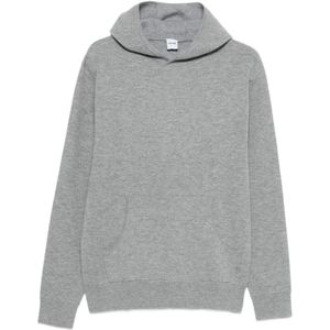 Aspesi, Heren, Sweatshirts & Hoodies, Grijs, Maat: L Katoen,