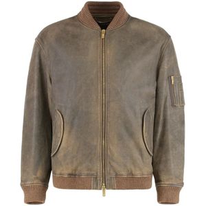 Golden Goose, Heren, Jassen, Bruin, Maat: L