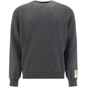 Golden Goose, Heren, Truien, Grijs, Maat: XL Katoen,