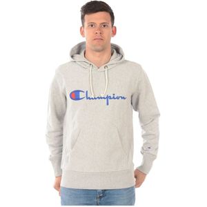 Champion, Heren, Sweatshirts & Hoodies, Grijs, Maat: L Katoen,