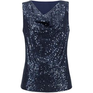 Joseph Ribkoff, Dames, Tops, Blauw, Maat: XL