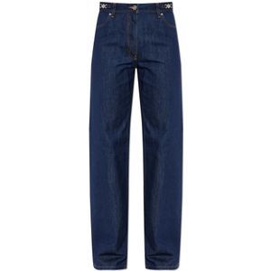 Versace, Dames, Jeans, Blauw, Maat: W24 Katoen,
