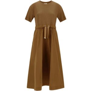 Herno, Dames, Jurken, Groen, Maat: M Taf,