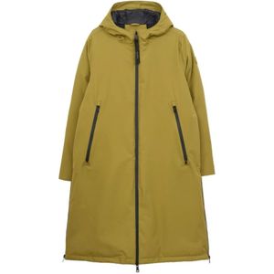 Tantä - Parka - Groen - Lange A-lijn - Fleece