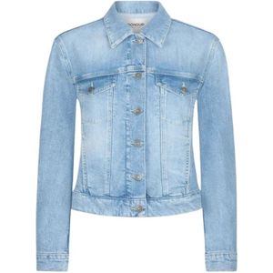 Dondup, Dames, Jassen, Blauw, Maat: S Denim,