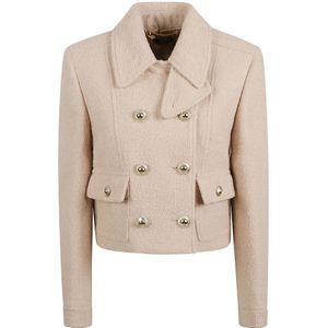 Tom Ford, Dames, Jassen, Beige, Maat: XS Zijde,