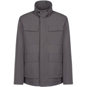 People of Shibuya, Heren, Jassen, Grijs, Maat: L Leer,