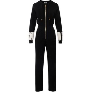 Elisabetta Franchi, Dames, Jumpsuits & Playsuits, Zwart, Maat: XS Viscose,