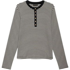 Anine Bing, Dames, Tops, Zwart, Maat: M Katoen,