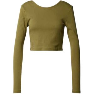Only, Dames, Tops, Groen, Maat: M Katoen,