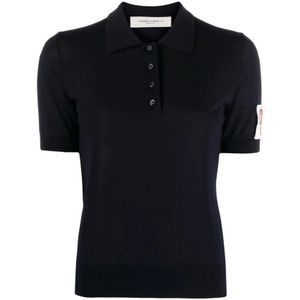 Golden Goose, Dames, Tops, Blauw, Maat: M Wol,